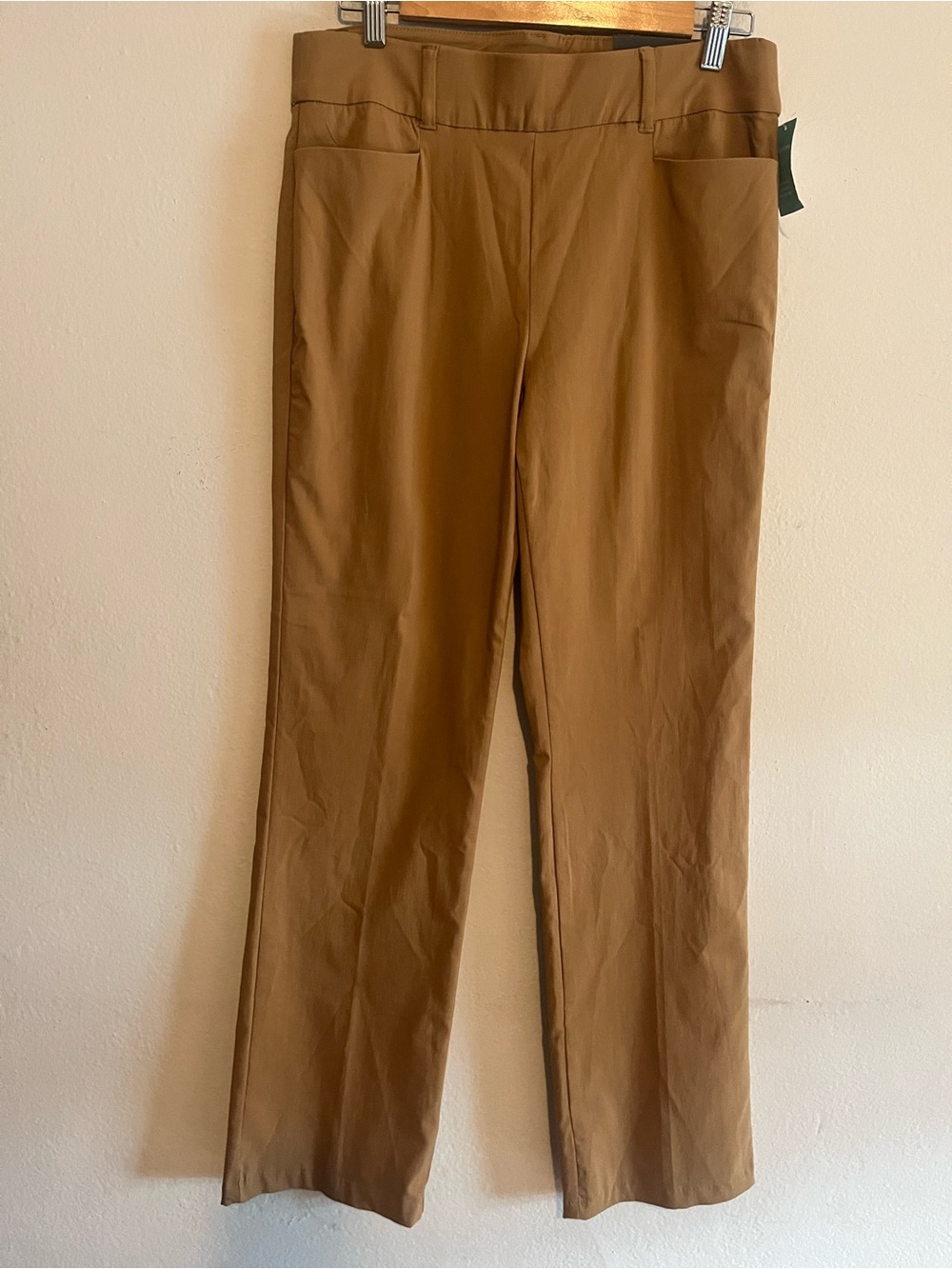 Maurices Women’s NWT Tan Brown Boot Cut Bengaline Work Pants Medium Business